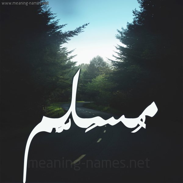 شكل 19 صوره طريق بين الشجر بخط رقعة صورة اسم مُسَلَّم MOSALAM شكل 19 صوره طريق بين الشجر بخط رقعة صورة اسم مُسَلَّم MOSALAM