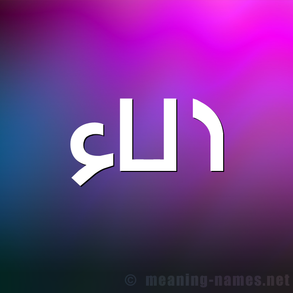 شكل 1 صوره للإسم بخط عريض صورة اسم الاء Alaa
