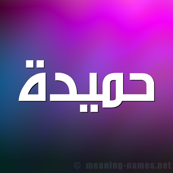 صورة اسم حَميدة Hamida شكل 1 صوره للإسم بخط عريض