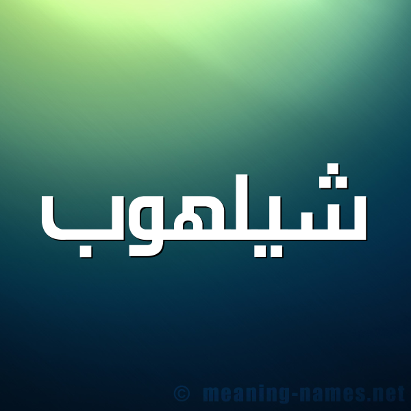 صورة اسم شيلهوب Shalhoub شكل 1 صوره للإسم بخط عريض