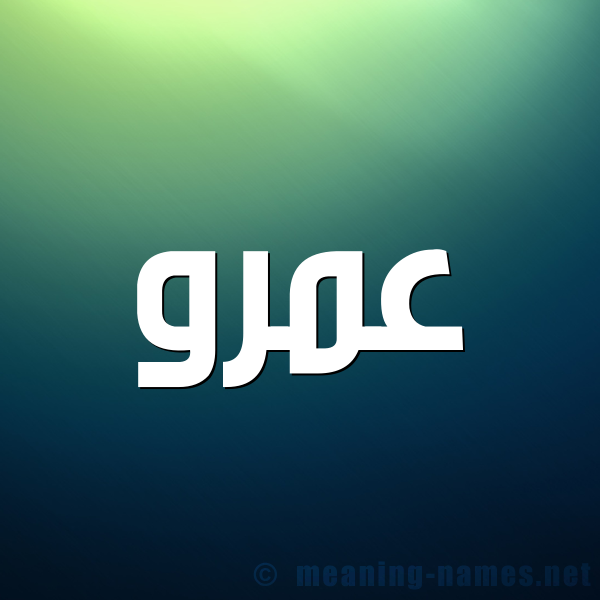 شكل 1 صوره للإسم بخط عريض صورة اسم عَمْرو Amr