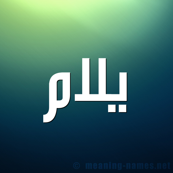 صورة اسم يلام yalam شكل 1 صوره للإسم بخط عريض