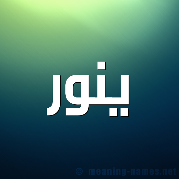 شكل 1 صوره للإسم بخط عريض صورة اسم ينور Nour
