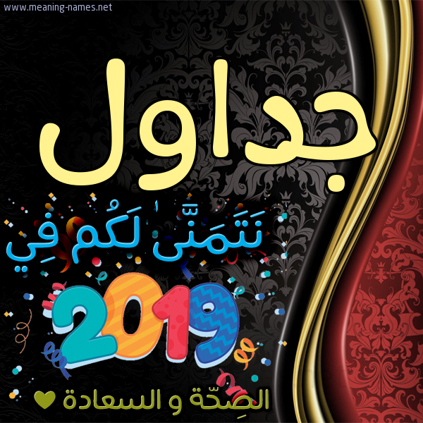 كارت نتمنى لكم في 2019 الصحة و السعادة