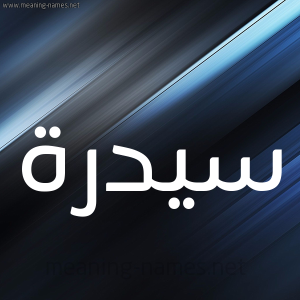 شكل 3 صوره ديجيتال للإسم بخط عريض صورة اسم سيدرة Sedra