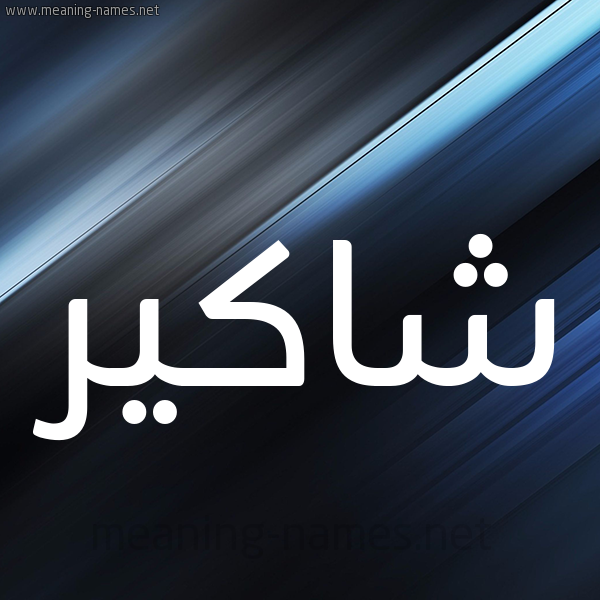 شكل 3 صوره ديجيتال للإسم بخط عريض صورة اسم شاكير Shaker