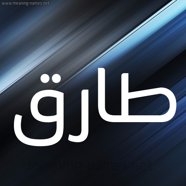 شكل 3 صوره ديجيتال للإسم بخط عريض صورة اسم طارق Tarek