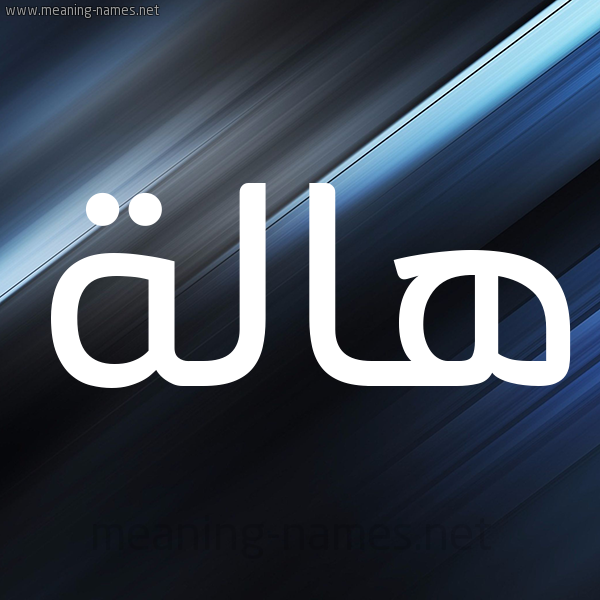 شكل 3 صوره ديجيتال للإسم بخط عريض صورة اسم هالة Hala