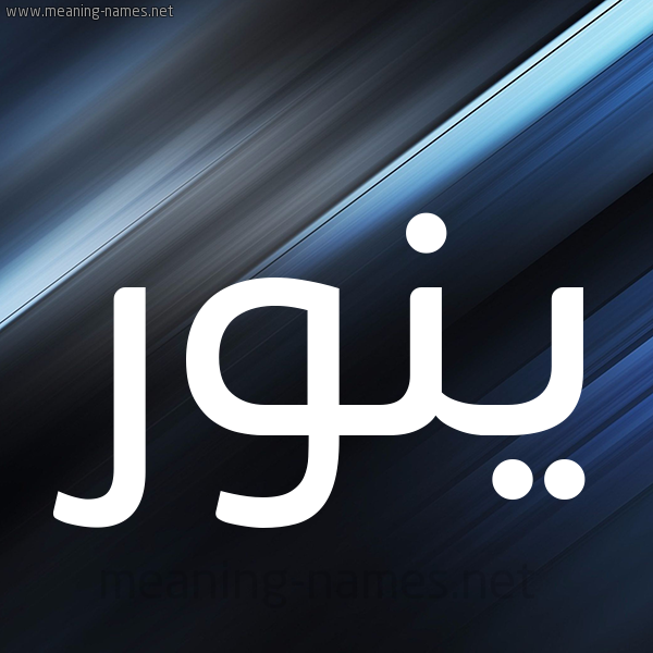 شكل 3 صوره ديجيتال للإسم بخط عريض صورة اسم ينور Nour