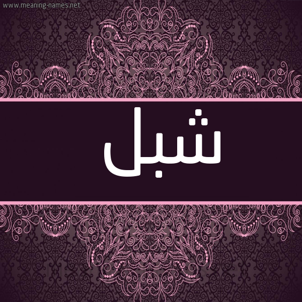 شكل 4 صوره زخرفة عربي للإسم بخط عريض صورة اسم شبل Shbl
