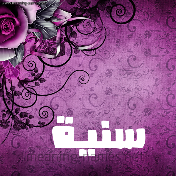 شكل 5 صوره زخرفة وورده للإسم بخط عريض صورة اسم سَنِيَّة SANEIAH شكل 5 صوره زخرفة وورده للإسم بخط عريض صورة اسم سَنِيَّة SANEIAH