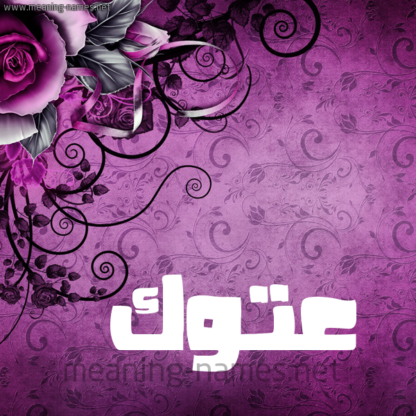 شكل 5 صوره زخرفة وورده للإسم بخط عريض صورة اسم عَتُّوك AATOOK شكل 5 صوره زخرفة وورده للإسم بخط عريض صورة اسم عَتُّوك AATOOK