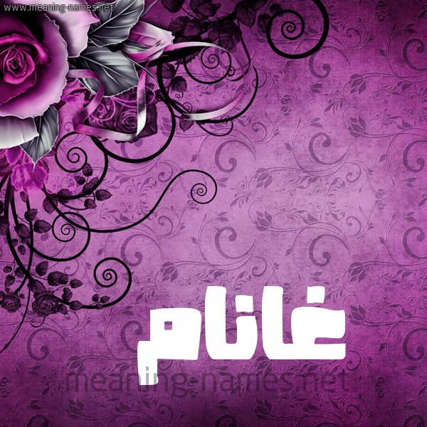 شكل 5 صوره زخرفة وورده للإسم بخط عريض صورة اسم غانَّام Ghannam شكل 5 صوره زخرفة وورده للإسم بخط عريض صورة اسم غانَّام Ghannam