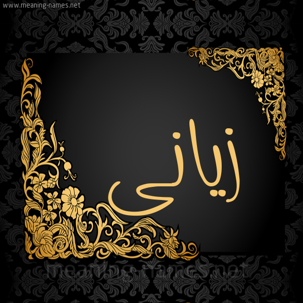 صورة اسم زيَّانى ziani شكل 7 صوره اطار ذهبي مزخرف للإسم بخط عريض صورة اسم زيَّانى ziani شكل 7 صوره اطار ذهبي مزخرف للإسم بخط عريض