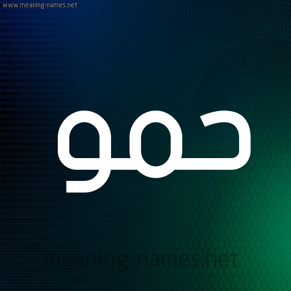 شكل 8 صوره ديجيتال للإسم بخط عريض صورة اسم حمو Hammou