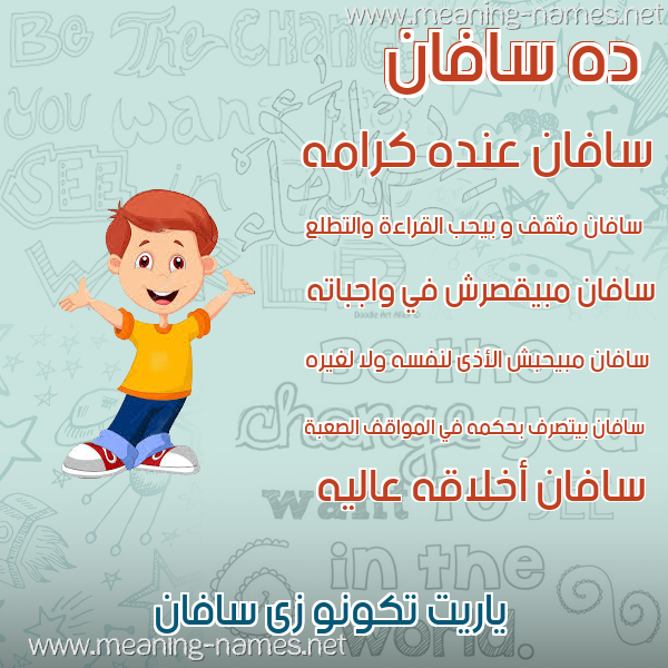 صور أسماء أولاد وصفاتهم صورة اسم سافان savan