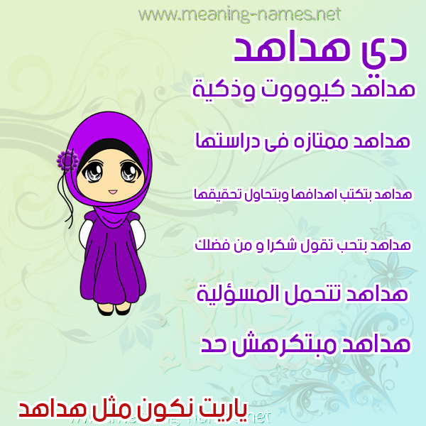 صور اسماء بنات وصفاتهم صورة اسم هداهد Hdahd